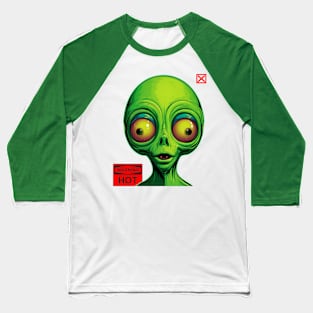 Green Face Baseball T-Shirt